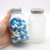 Vente en gros de flacons en verre de haute qualité de 250 ml pour le stockage de médicaments et de capsules de vitamines