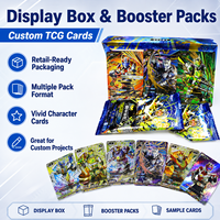 Cartes à collectionner TCG personnalisées 350 g/m² – Logo sur mesure imprimé sur papier d'art avec emballage haut de gamme