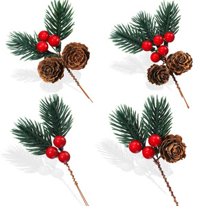 Yiwu Southpeak Customize Your Own Christmas Wreath-DIY <b>Kit</b> with Assorted Ornaments, Ribbons&Pine Cones for Unique Holiday Decor - Product Image 6