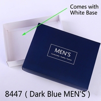 Cajas de Regalo Plegables de Papel con Tapa Blanca y Negra en Stock, Cajas de Embalaje para Ropa Interior Masculina, Personalizables al por Mayor