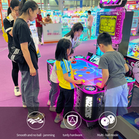 Table de hockey sur air d'arcade, machine de jeu d'intérieur à monnayeur, jeu de rédemption multi-balles pour enfants 4 joueurs, en métal, version espagnole