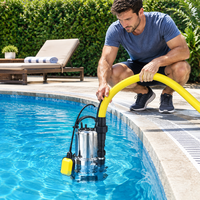 Pompe submersible en acier inoxydable 650W avec contrôle automatique par flotteur pour les travaux de circulation d'eau dans les jardins et sur une petite échelle