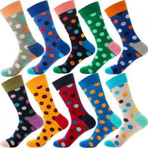 Chaussettes de sport colorées amusantes <span class=keywords><strong>et</strong></span> antibactériennes à motifs géométriques, antidérapantes pour hommes, 5 couleurs par lot - Product Image 6