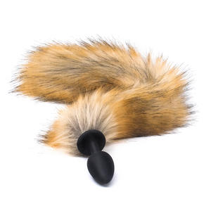Plug <span class=keywords><strong>anal</strong></span> en Silicone queue de renard artificiel, accessoire érotique pour adultes, <span class=keywords><strong>40</strong></span> <span class=keywords><strong>cm</strong></span> - Product Image 4