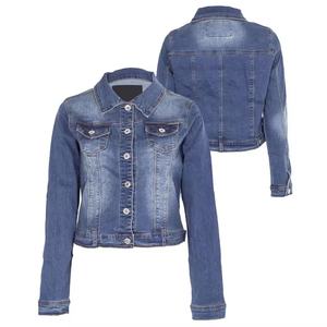 Chaquetas Vaqueras de Mezclilla de Alta Calidad para Mujer, Chaqueta Vaquera Corta Personalizada - Product Image 5