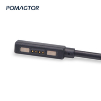 Conector Magnético de 4 Pines, Cable USB Macho Hembra de 12V, Bolsa de PE, Atracción Magnética, China, Cable Magnético 2A Pa46 Pcb, Carga POMAGTOR