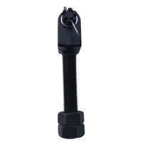 Boulon de réglage de chaîne à crochet pour semi-remorque benne basculante de camion minier, M30 250, forgeage intégral, traitement de recuit