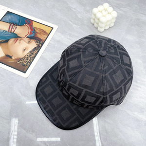 หมวกแฟชั่นกลางแจ้งสุดหรู หมวกเบสบอลดีไซน์เนอร์ฮิปฮอป สไตล์สตรีทแบรนด์ดัง หมวก 6 แผง ปักตัวอักษร - Product Image 1