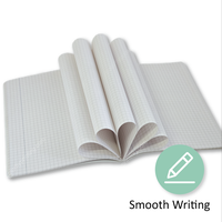 Carnet de notes A5 personnalisé avec logo, couverture en papier blanc, reliure agrafée, impression UV, impression CMJN, carnet de notes avec reliure agrafée