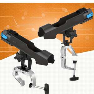Innovative Dual-V Shaped Design 360° Adjustable Aluminum Boat Mount Fishing <b>Rod</b> <b>Holder</b> for Boat - Product Image 3