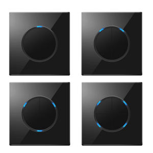 <span class=keywords><strong>Presa</strong></span> per interruttore a parete <span class=keywords><strong>con</strong></span> interruttore a pressione a muro <span class=keywords><strong>con</strong></span> indicatore a LED per luce a parete Standard universale - Product Image 2