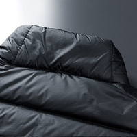 Blouson d'hiver personnalisé très demandé pour homme – Épais, classique, décontracté, en duvet, col montant, tricoté, fermeture éclair, coupe ajustée