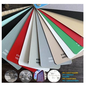 Tissu de bâche durable en <span class=keywords><strong>PVC</strong></span> tissé uni, enduit et laminé, imperméable, ignifuge, anti-moisissure, antistatique, résistant à l'huile - Product Image 1