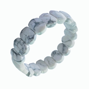 Pulsera de Cuarzo Transparente Natural, Obsidiana y Turquesa, Cuentas Talladas de Cristal Pulido, Brazalete Elástico, Joyería de Piedras Curativas - Product Image 2