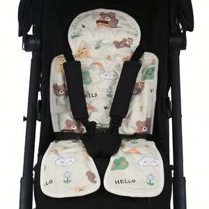 Chaise haute pour bébé, siège de sécurité, coussin rafraîchissant, poussette, coussin respirant en glace - Product Image 2