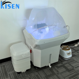 KISEN Meuble de Salon de Coiffure Haut de Gamme : Équipement de Spa Capillaire, Bac à Shampooing Mobile et Portable avec Réservoir d'Eaux Usées - Product Image 6