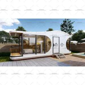 Nhà Máy Bán buôn nhà di động sang trọng viên nang nhà hiện đại Tiny nhà 2 phòng ngủ prefab nhà