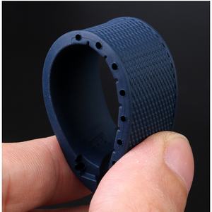 Accesorios de reloj Correa para <span class=keywords><strong>Longines</strong></span> Comas Diving Series L37814 L3.781 Mecánica Hombres Correa de reloj de goma Pulsera de 21mm - Product Image 4