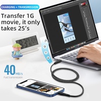 Kabel pengisian daya Usbc Usb c Tipe c ke Pd, kabel Data pengisian daya cepat untuk Android iphone 11 12 13 14 Pro Max