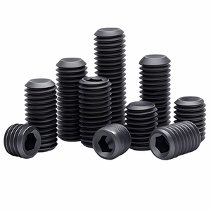 M6 Cup Point Grub Screws ISO 4029 (DIN 916) In Bright Zinc Plated Steel