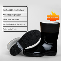 Bottes de pluie unisexes légères et recyclables en PVC, avec amorti, soutien de la voûte plantaire, antidérapantes et lumineuses, à prix abordable