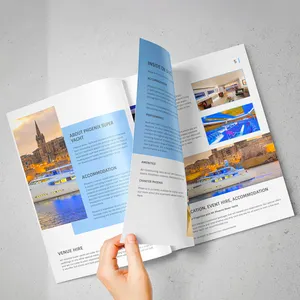 Eco Friendly professionale servizio di stampa personalizzata carta Mini libretto colorato catalogo Brochure stampa