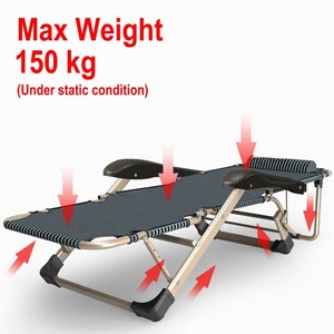 Chaises longues pliantes en métal légères et réglables, <span class=keywords><strong>pas</strong></span> chères, en gros, chaises longues zéro gravité pour la <span class=keywords><strong>plage</strong></span> - Product Image 5