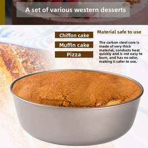 <span class=keywords><strong>Moldes</strong></span> Redondos Reutilizables <span class=keywords><strong>y</strong></span> Lavables <span class=keywords><strong>de</strong></span> Acero al Carbono Antiadherentes MIXWARES para Hornear Pasteles, Hamburguesas <span class=keywords><strong>y</strong></span> Tartas <span class=keywords><strong>de</strong></span> Queso - Product Image 3