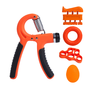 Lot de 5 Entraîneurs de Force Ajustables pour les Mains avec Compteur – <span class=keywords><strong>Kit</strong></span> d'Entraînement de Fitness pour l'Amélioration de la Force des Avant-bras - Product Image 1