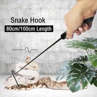 Fournitures pour la capture des serpents, outils de capture des serpents de 80 cm de long, crochet à serpents à charge lourde
