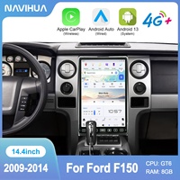 Nuevo Radio con Pantalla Android para Ford F150 Raptor 2009-2014, Unidad Principal Multimedia para Auto, Monitor con Carplay y Navegación, 128GB