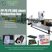 Ligne de production d'extrusion à trois rouleaux pour feuilles PP PS de 1200-2500 mm à haute efficacité