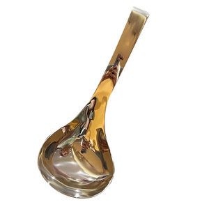 Cucharón para sopa de acero inoxidable 304, cabeza grande y profunda con gancho para servir en ollas calientes de cocina - Product Image 5