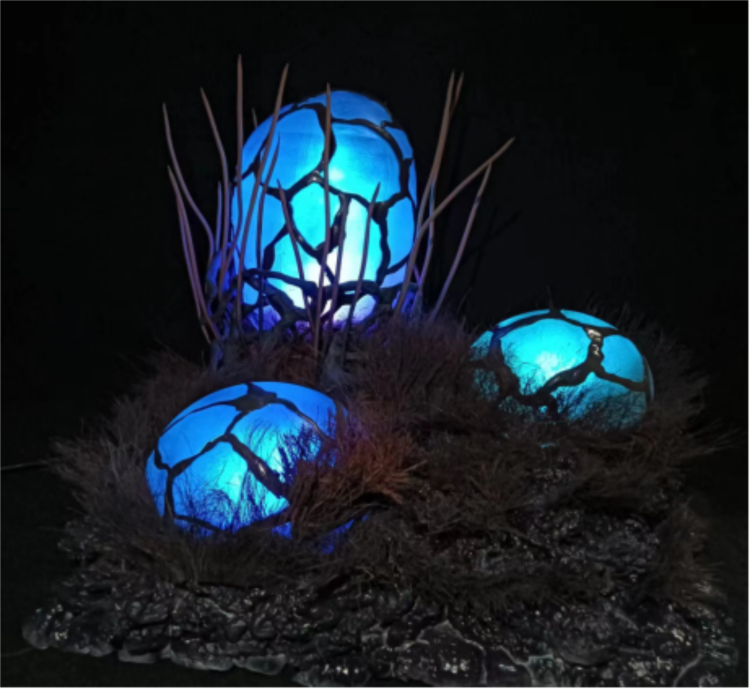 Oeuf fantaisie 0.4m(3pcs)