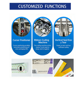 Selladora de Bolsas de Plástico con Fecha de Caducidad y Codificación QR, Máquina de Sellado Continuo con Impresora de Inyección de Tinta - Product Image 5
