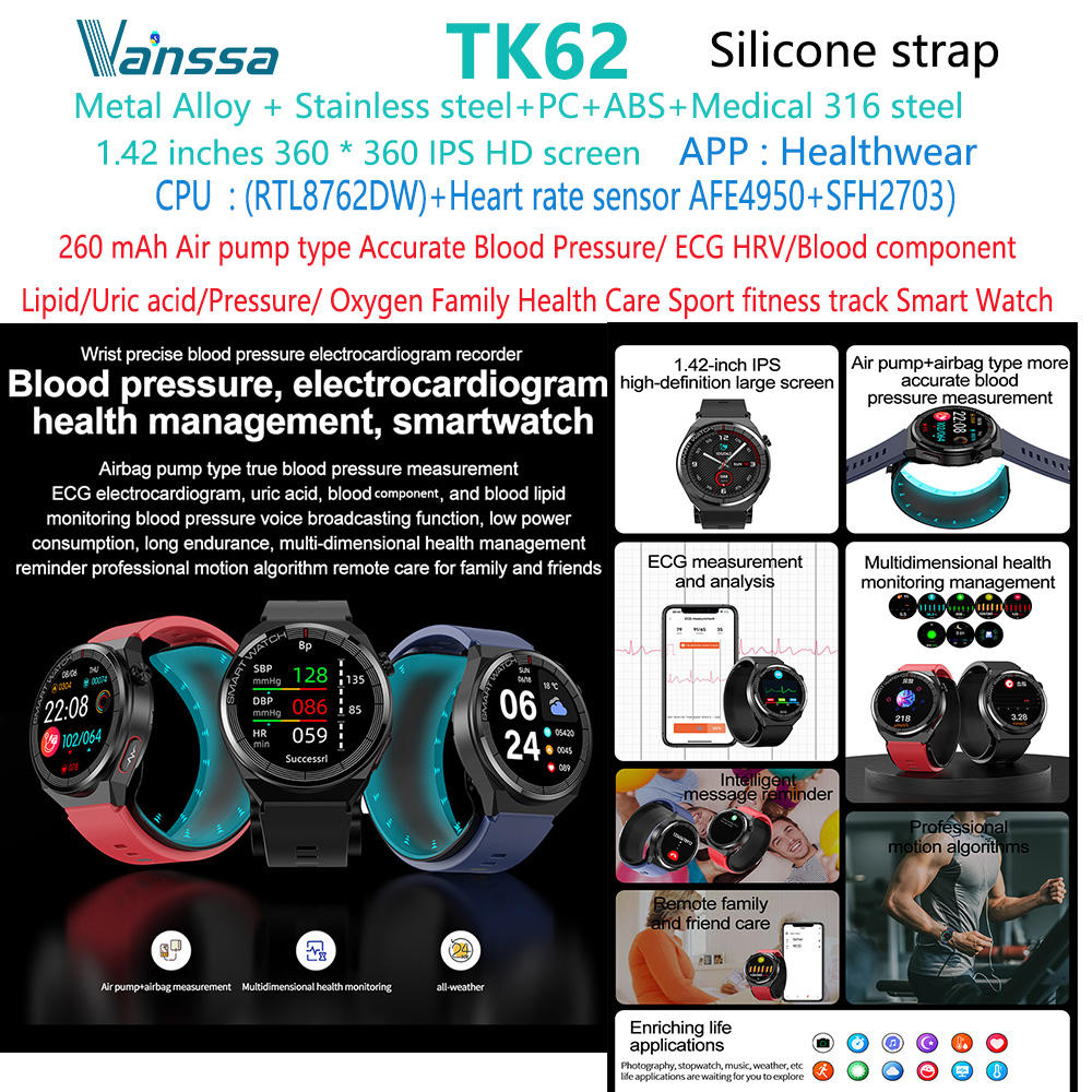 TK62-Blood-pressure-ECG-health-smart-watch