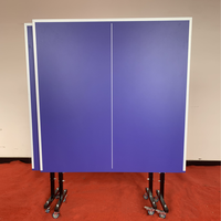 Vente en gros en usine Mini table de ping-pong en MDF pliable de 16mm Table de ping-pong pour enfants d'intérieur pour la formation
