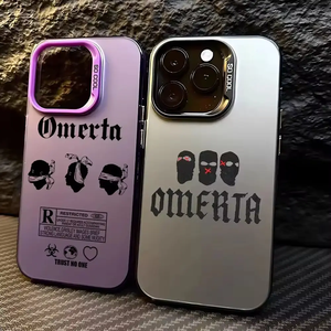 Cp omerta IMD Đen trường hợp điện thoại cho Iphone 1 1 1 11 S S Max r cộng với S cộng với S cộng với S S S S coque omerta Pour tlphone Bìa PC - Product Image 1