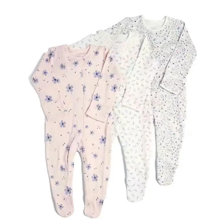 Vêtements pour enfants du commerce extérieur, combinaison bébé printemps et automne, vêtements d'escalade enveloppés à manches longues, pyjamas