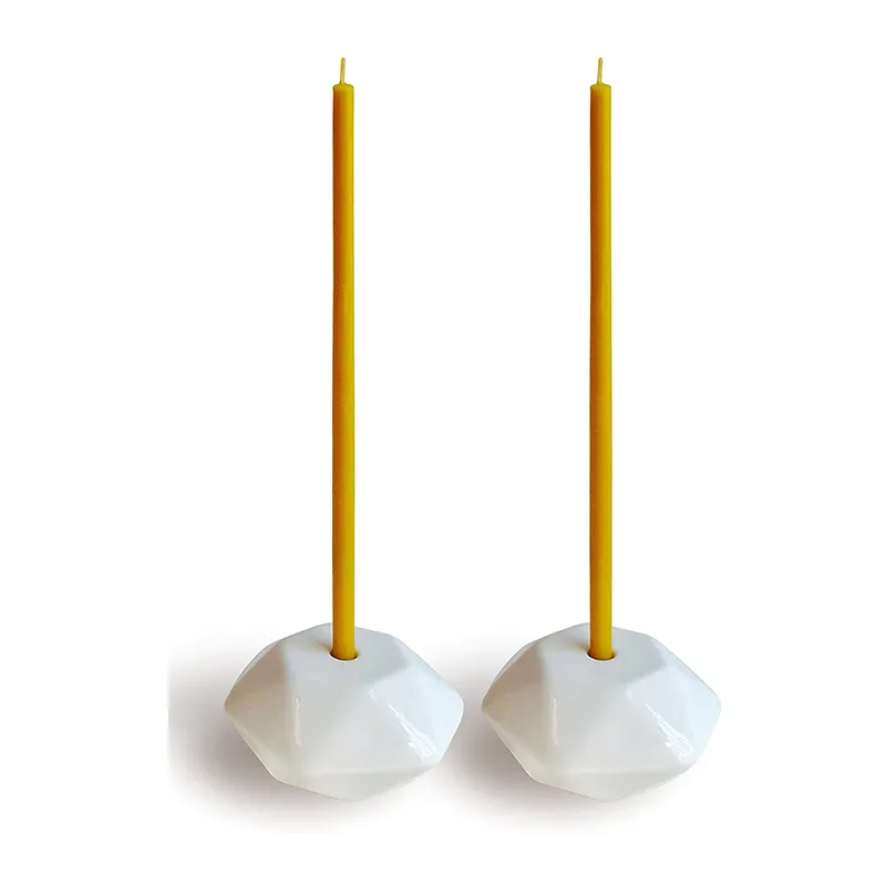 Taoxin suporte de velas de cerâmica moderno, pequenos suporte de cerâmica para velas fina