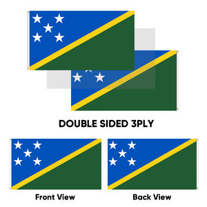 Venta al por mayor 3x5ft Las Islas Salomón banderas poliéster Personalizar todas las naciones envío rápido Proveedor confiable - Product Image 4