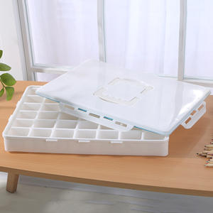 BESTLINE 42 puits 80ML <span class=keywords><strong>Palette</strong></span> d'<span class=keywords><strong>aquarelle</strong></span> pliante hermétique avec couvercle <span class=keywords><strong>Palette</strong></span> de Gouache <span class=keywords><strong>Palette</strong></span> de peinture Pli Plateau de peinture pour artiste - Product Image 4