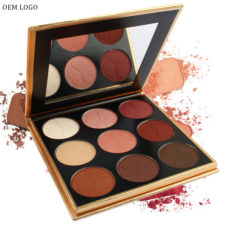 Роскошные тени для век Палитра матовые тени для век Pallette На Заказ Палетка теней для глаз