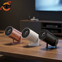 Projecteur vidéo intelligent avec support rotatif à 180 degrés, solution pour petites pièces, courte focale 1:0.9, Android 49
