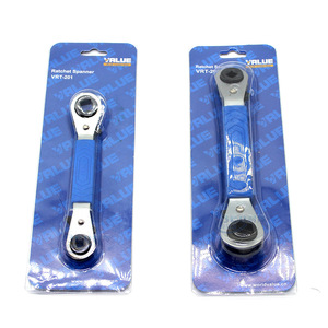 ประแจวงล้อแบบหมุน VRT-201 VRT-202 ขนาด 1/2 นิ้ว ทำจากเหล็กชุบสังกะสี สำหรับงานทำความเย็น - Product Image 1