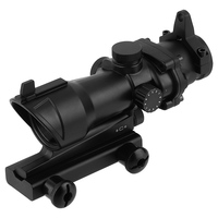 Optique MZJ 1x32 Rouge Vert Illuminé Point Rouge Visée Chasse Point Rouge Réflexe Viseur