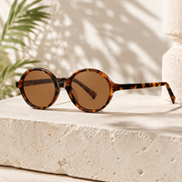 CONCHEN 2026 Tendance Mode Lunettes de Soleil Vintage en Acétate UV400 Faites à la Main Haute Qualité Acétate Polarisées