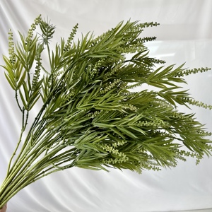 Plante artificielle Queyiyi à longues branches, herbe <span class=keywords><strong>malt</strong></span>ée à longues branches, décoration d'intérieur - Product Image 1