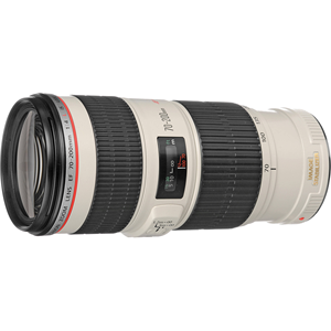 Objectif téléobjectif plein format d'occasion EF 70-200mm F/4L IS USM, objectif téléobjectif reflex haut de gamme pour - Product Image 1