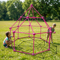 Jouet éducatif STEM surdimensionné, blocs de construction, 20 pièces, plastique ABS, ensemble de construction de forteresses DIY pour la construction de bâtiments modernes